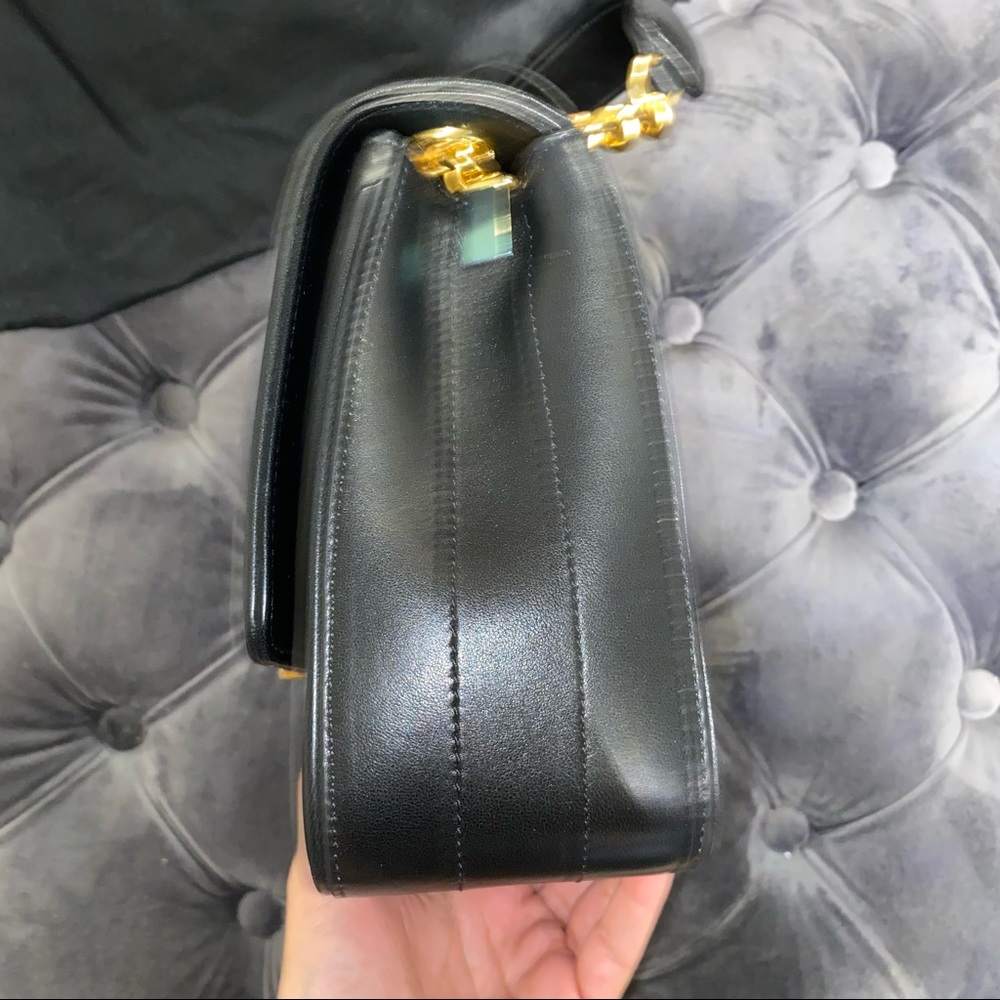 SOLD New Yves Saint Laurent Black Medium Vicky Bag Gold Hardware - Picture 5 of 10